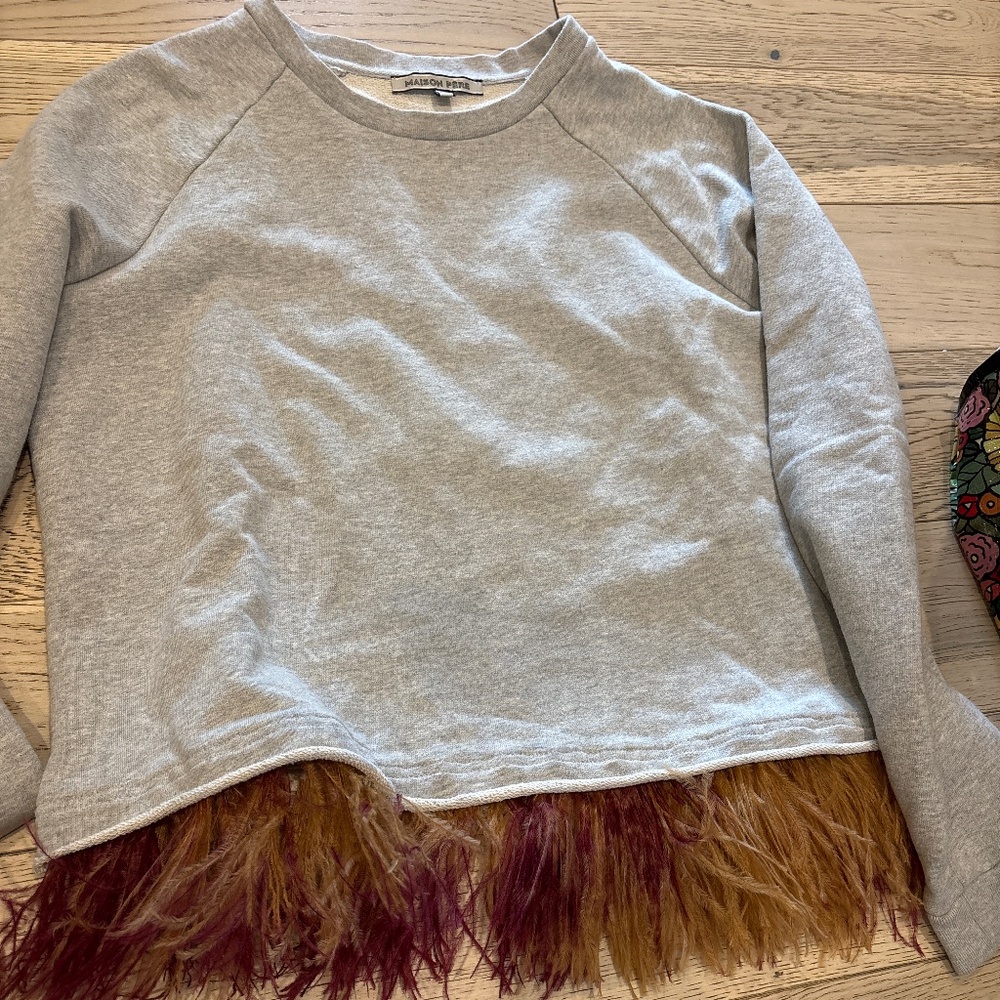 Maison Pere Feathered Sweatshirt